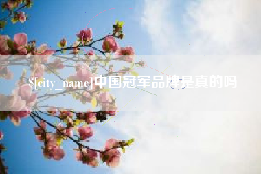 怀化中国冠军品牌是真的吗