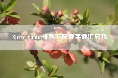 怀化排列五图谜字谜汇总九