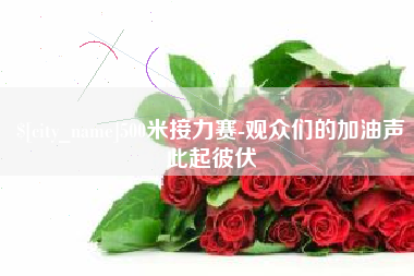 怀化500米接力赛-观众们的加油声此起彼伏