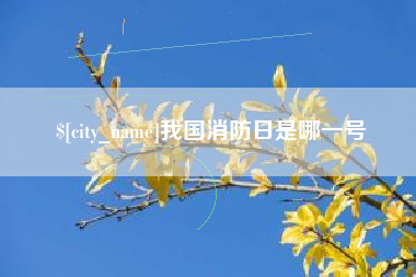 怀化我国消防日是哪一号