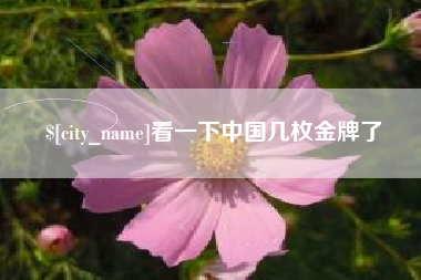 怀化看一下中国几枚金牌了