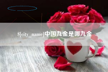 怀化中国九金是哪九金
