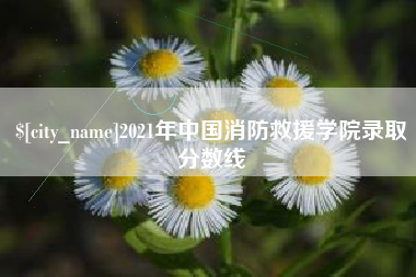 怀化2021年中国消防救援学院录取分数线