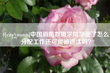 怀化中国消防救援学院毕业了怎么分配工作还可能被逃汰吗？