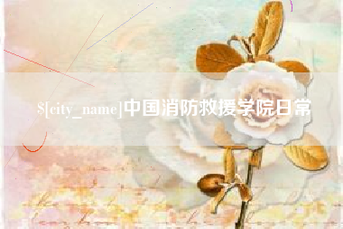 怀化中国消防救援学院日常