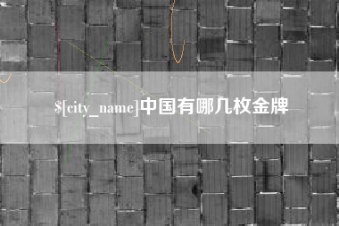 怀化中国有哪几枚金牌