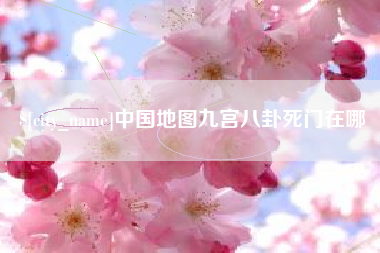 怀化中国地图九宫八卦死门在哪