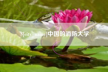 怀化中国的消防大学