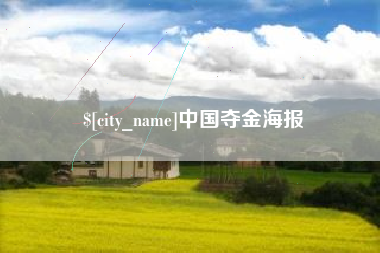 怀化中国夺金海报