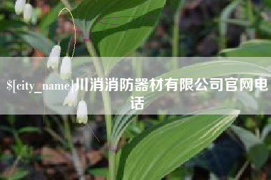 怀化川消消防器材有限公司官网电话