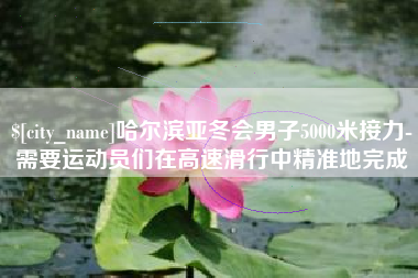 怀化哈尔滨亚冬会男子5000米接力-需要运动员们在高速滑行中精准地完成