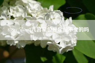怀化九宫星位是定位不变的吗