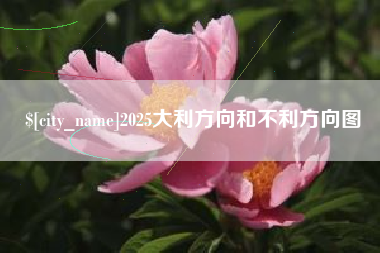 怀化2025大利方向和不利方向图