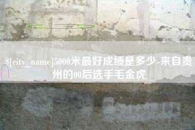 怀化5000米最好成绩是多少-来自贵州的00后选手毛金虎