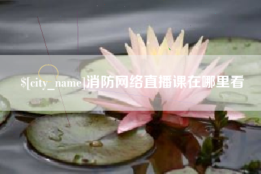 怀化消防网络直播课在哪里看