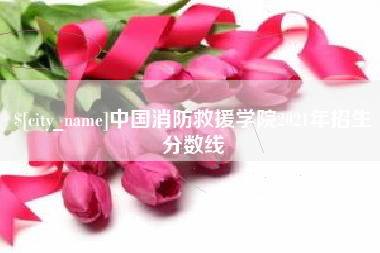 怀化中国消防救援学院2021年招生分数线