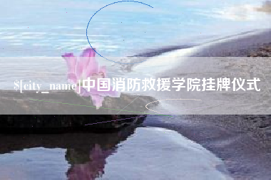 怀化中国消防救援学院挂牌仪式