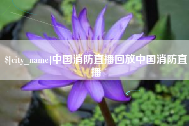 怀化中国消防直播回放中国消防直播
