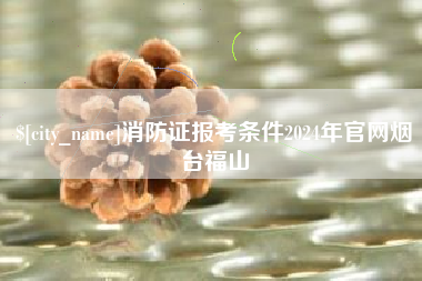 怀化消防证报考条件2024年官网烟台福山