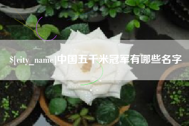 怀化中国五千米冠军有哪些名字